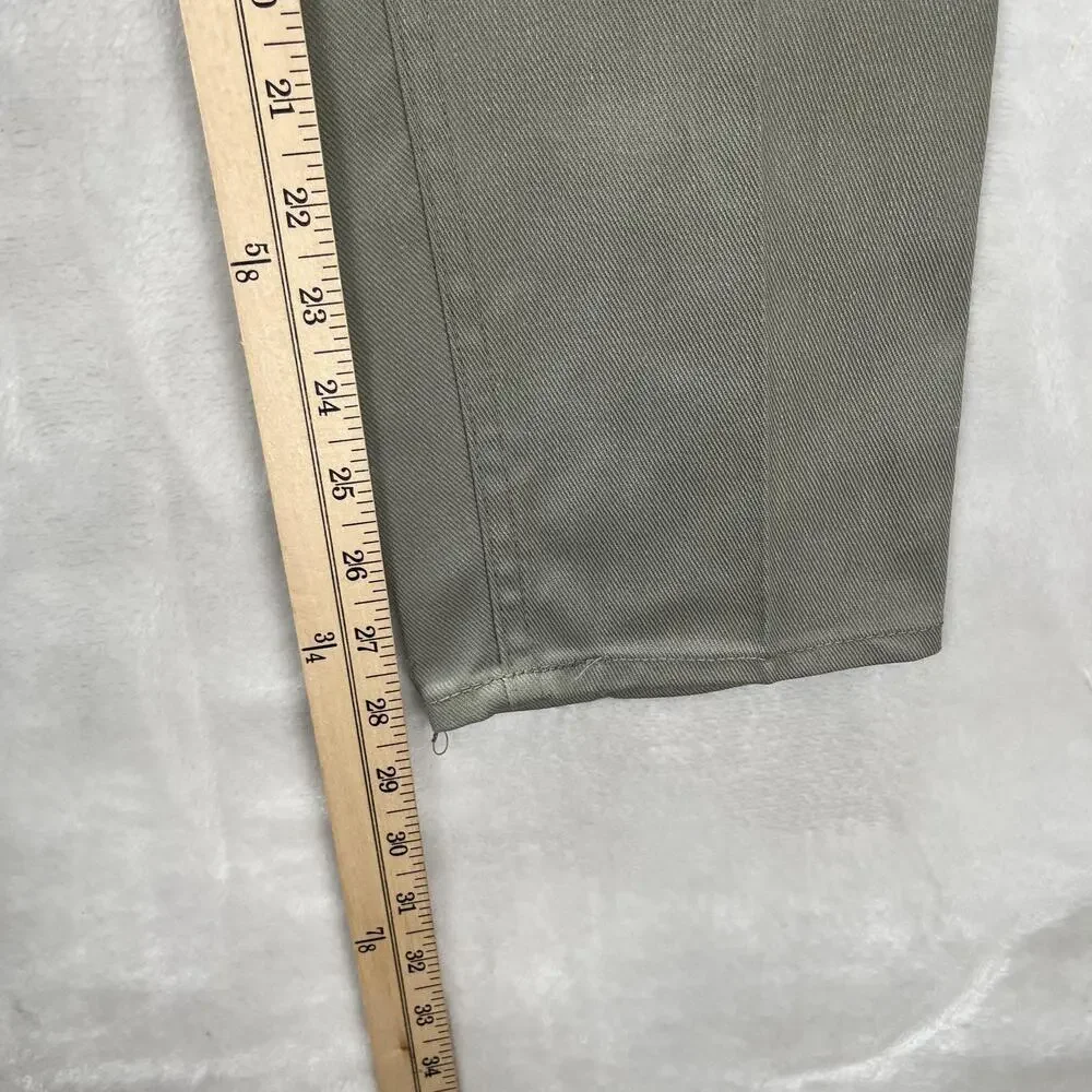 Vintage Levi's STA-PREST Pants Mens 27x28 Green Straight Wrinkle Resistant Big E